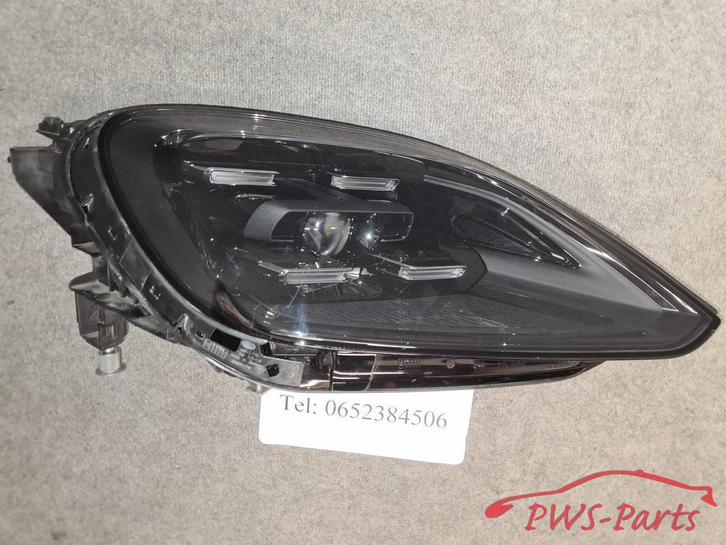 PORSCHE 9Y FACELIFT CAYENNE RECHTS VOL LED KOPLAMP ORIGINEEL, Auto-onderdelen, Carrosserie, Bumper, Porsche, Voor, Gebruikt, Ophalen
