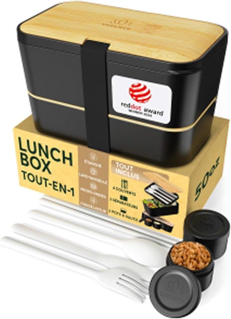 Boîte repas Bento UMAMI – pratique & élégante NEUVE, Maison & Meubles, Cuisine| Tupperware, Enlèvement ou Envoi, Neuf, Boîte