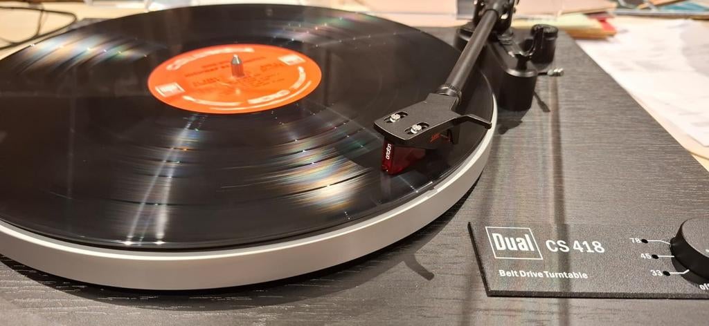 Dual CS 418 platenspeler – 2024 – zo goed als nieuw! Met Or, TV, Hi-fi & Vidéo, Tourne-disques, Tourne-disque, Dual, Enlèvement