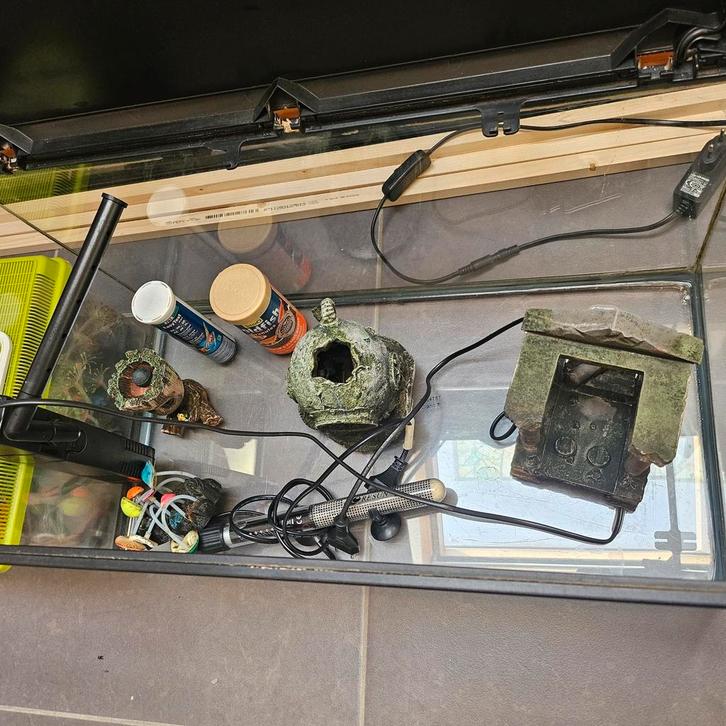 Aquarium 60L + accessoires 75€, Animaux & Accessoires, Reptiles & Amphibiens | Accessoires, Enlèvement