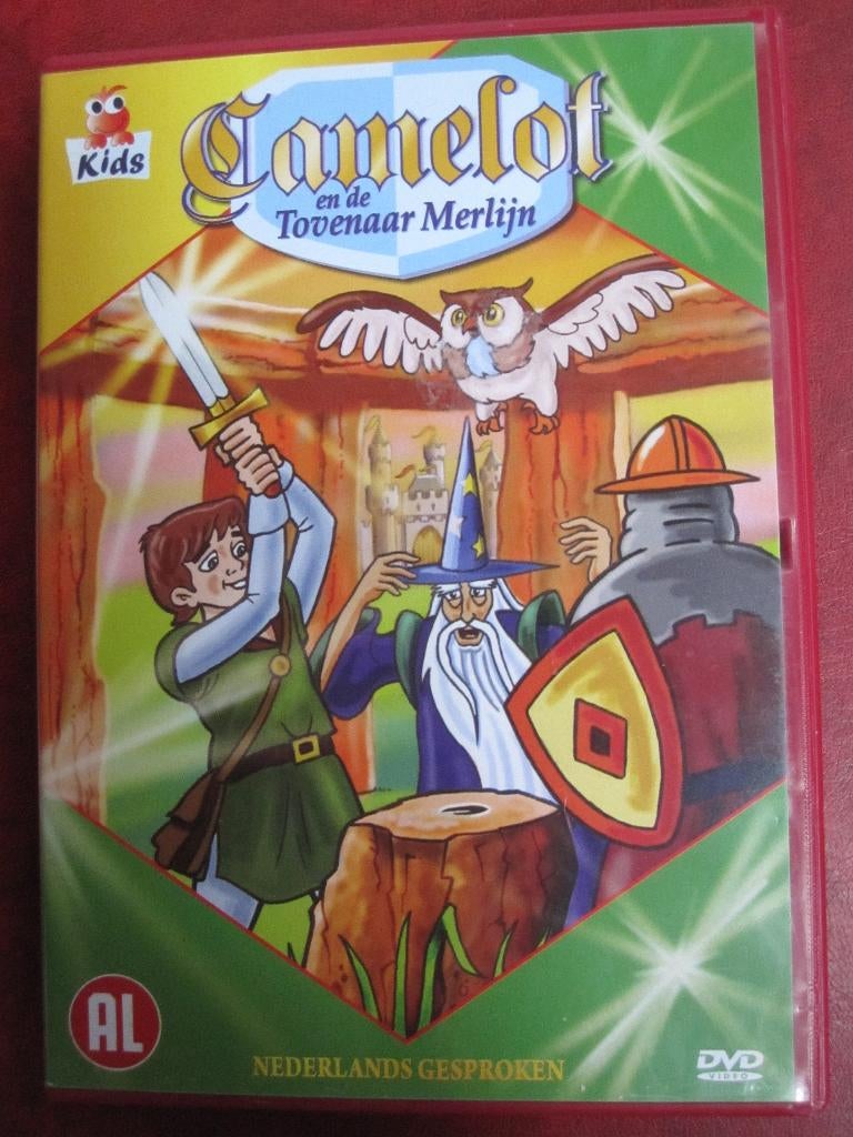 Camelot et le Magicien Merlin, CD & DVD, DVD | Films d'animation & Dessins animés, Comme neuf, Américain, Tous les âges, Enlèvement ou Envoi