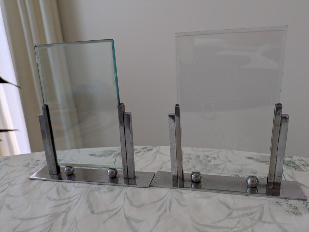 2 cadres photo art déco, Enlèvement