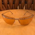 NIEUWE Vintage heren zonnebril Trussardi TE20422, Neuf, Autres marques, Enlèvement ou Envoi, Rose