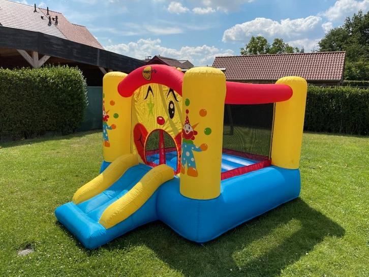 Springkasteel klein ( Happy Hop Clown ), Kinderen en Baby's, Speelgoed | Buiten | Springkussens, Zo goed als nieuw, Ophalen