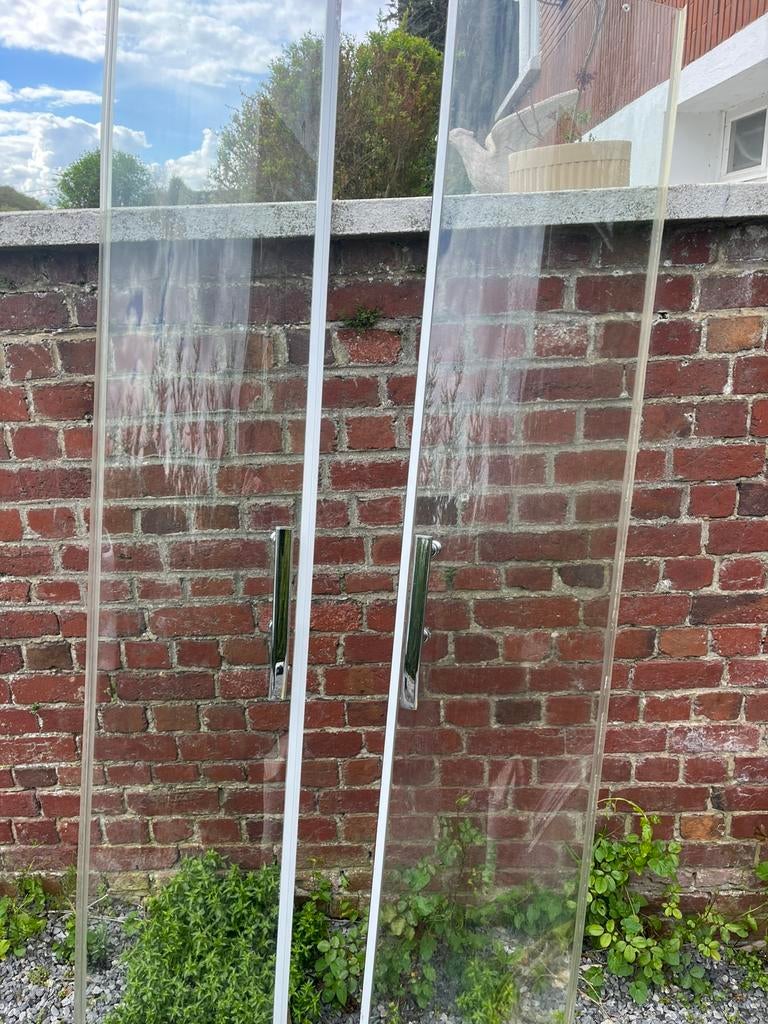 Portes en verre cabine de douche, Ophalen, Gebruikt, Glas, Douche
