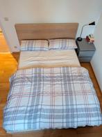 Double Lit 140x200 Ikea Malm, Maison & Meubles, Bois d'échafaudage, Queen size, 140 cm, Brun