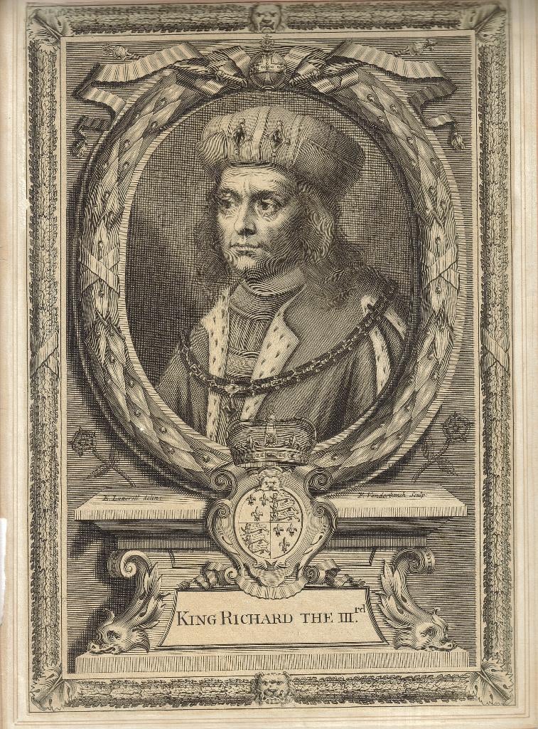 Pieter van der Banck gravure "King Richard the 3rd", Ophalen