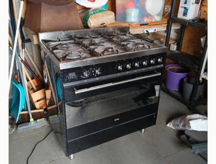 Gasfornuis, Elektronische apparatuur, Fornuizen, Gebruikt, Vrijstaand, Gas, 5 kookzones of meer, Grill, Hete lucht, Ophalen