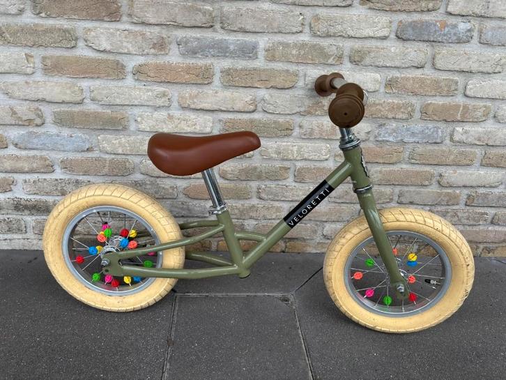 veloretti Mini - Desert Moss - loopfiets 2-4 jaar, Fietsen en Brommers, Fietsen | Kinderfietsjes, Zo goed als nieuw, Minder dan 16 inch