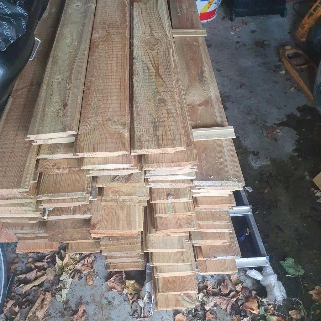 Tuinplanken, Doe-het-zelf en Bouw, Hout en Planken, Ophalen of Verzenden