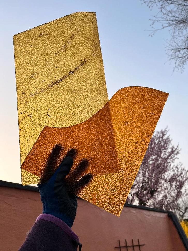 Verre structuré pour les vitraux, Hobby & Loisirs créatifs, Bricolage, Utilisé, Matériel, Enlèvement