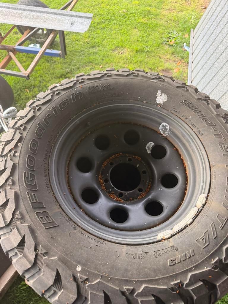 Banden met velg patrol hilux ranger…, Ophalen, Gebruikt