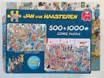JvH 2 puzzels in 1  doos, Ophalen, 500 t/m 1500 stukjes, Zo goed als nieuw, Legpuzzel