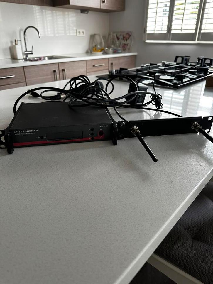 Sennheiser ontvanger en zeck microfoon, Audio, Tv en Foto, Luidsprekerboxen, Zo goed als nieuw, Ophalen