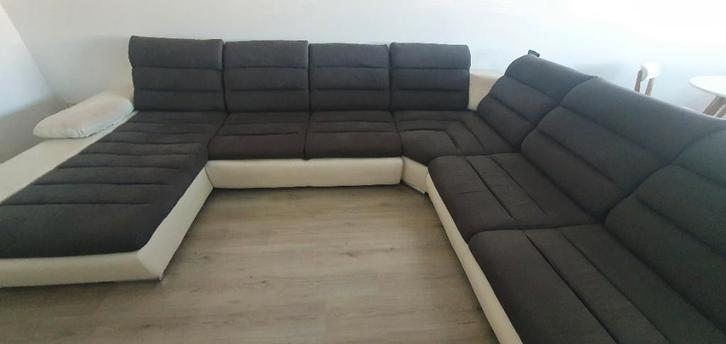 Siège d'angle avec rangement, Maison & Meubles, Canapés | Coins salons complets, Utilisé, Tissus, Enlèvement