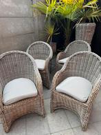 Rotan tuinstoelen, Tuin en Terras, Ophalen, Gebruikt, Rotan