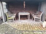 Tuinset, tuinmeubelen, Ophalen, 4 zitplaatsen, Gebruikt, Teakhout