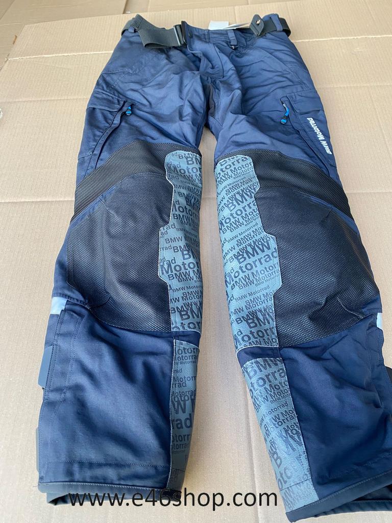 BMW MOTORBROEK  Rallye zwartblauw MAAT 52 NIEUW OE 761183951, Motos, Vêtements | Vêtements de moto, Enlèvement ou Envoi