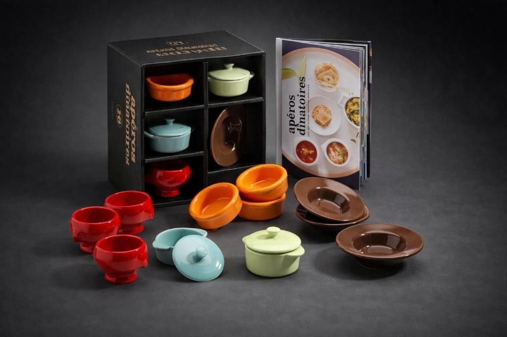Coffret Apéros dînatoires, Maison & Meubles, Cuisine | Casseroles & Poêles, Neuf, Autres types, Autres matériaux, Enlèvement ou Envoi