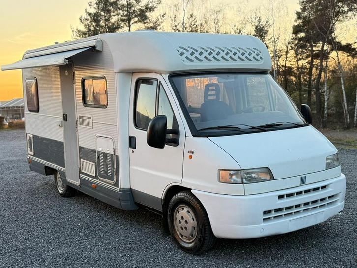 Fiat kampeerauto 1.9TD 4+1 in perfecte staat, Caravans en Kamperen, Mobilhomes, Bedrijf, tot en met 5, Buscamper of Camperbus