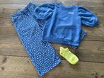 JBC, joli ensemble pantalon tétra + pull bleu taille 128, Pantalon, Enlèvement ou Envoi, Comme neuf, JBC.