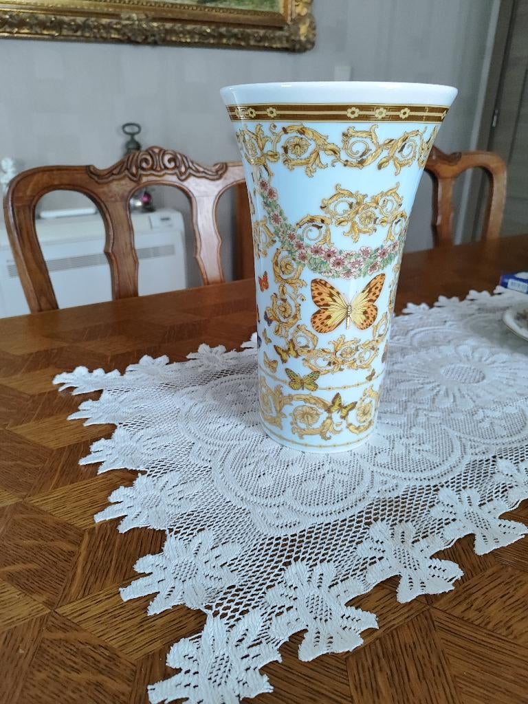 Versace vaas " le jardin de Versace ", Ophalen, Zo goed als nieuw