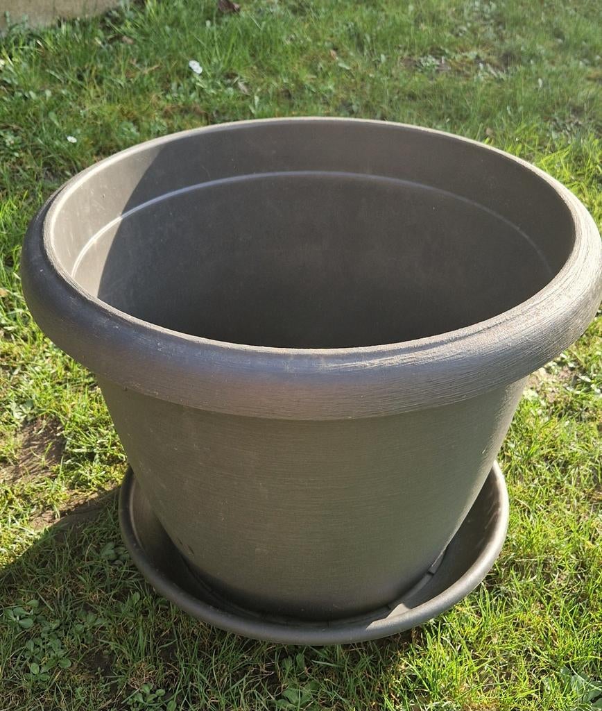 Grand pot de fleurs 50 cm, Jardin & Terrasse, Enlèvement