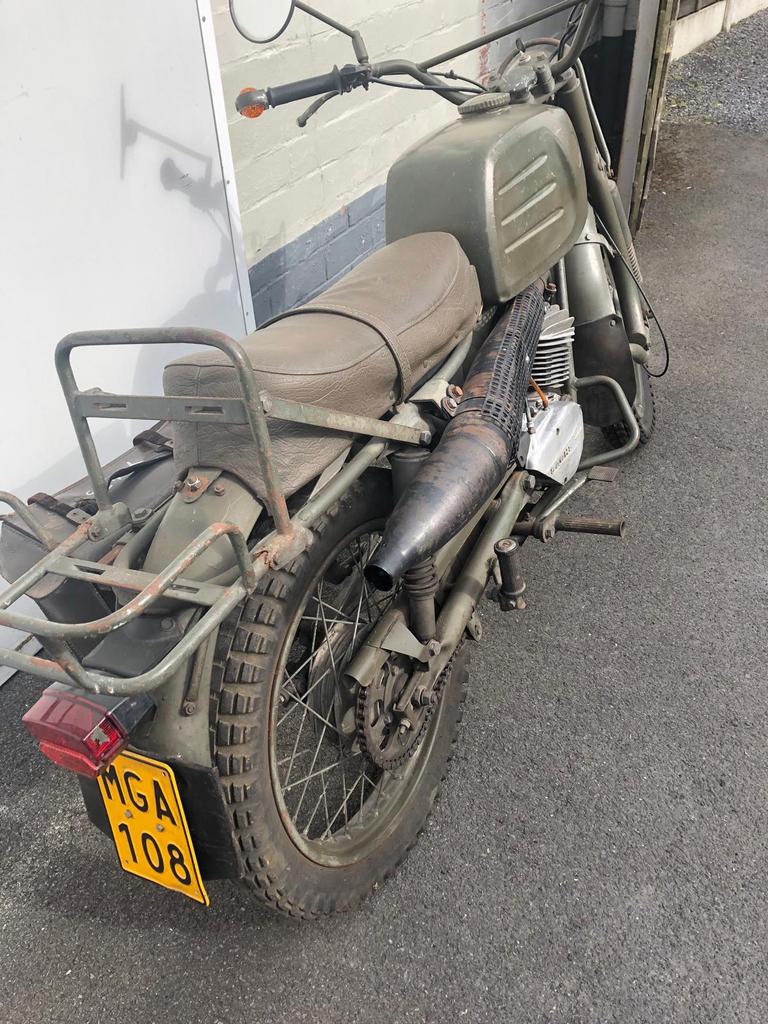 Oldtimer moto Hercules 125 cc, Ophalen, Gebruikt