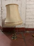Lampe de table vintage en métal avec abat-jour, Maison & Meubles, Vintage, Enlèvement, Utilisé, Métal
