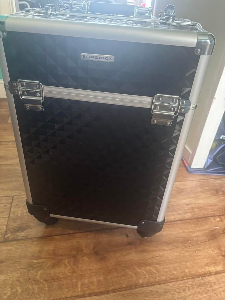 Beautycase zwart ,, Ophalen, Gebruikt, Zwart, Met slot