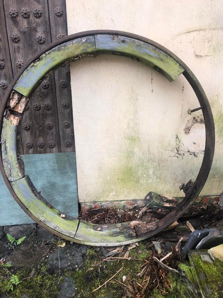 Ijzeren ring (karrenwiel), Ophalen