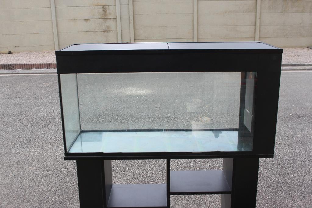 aquarium, Ophalen, Inclusief deksel, Gebruikt, Leeg aquarium