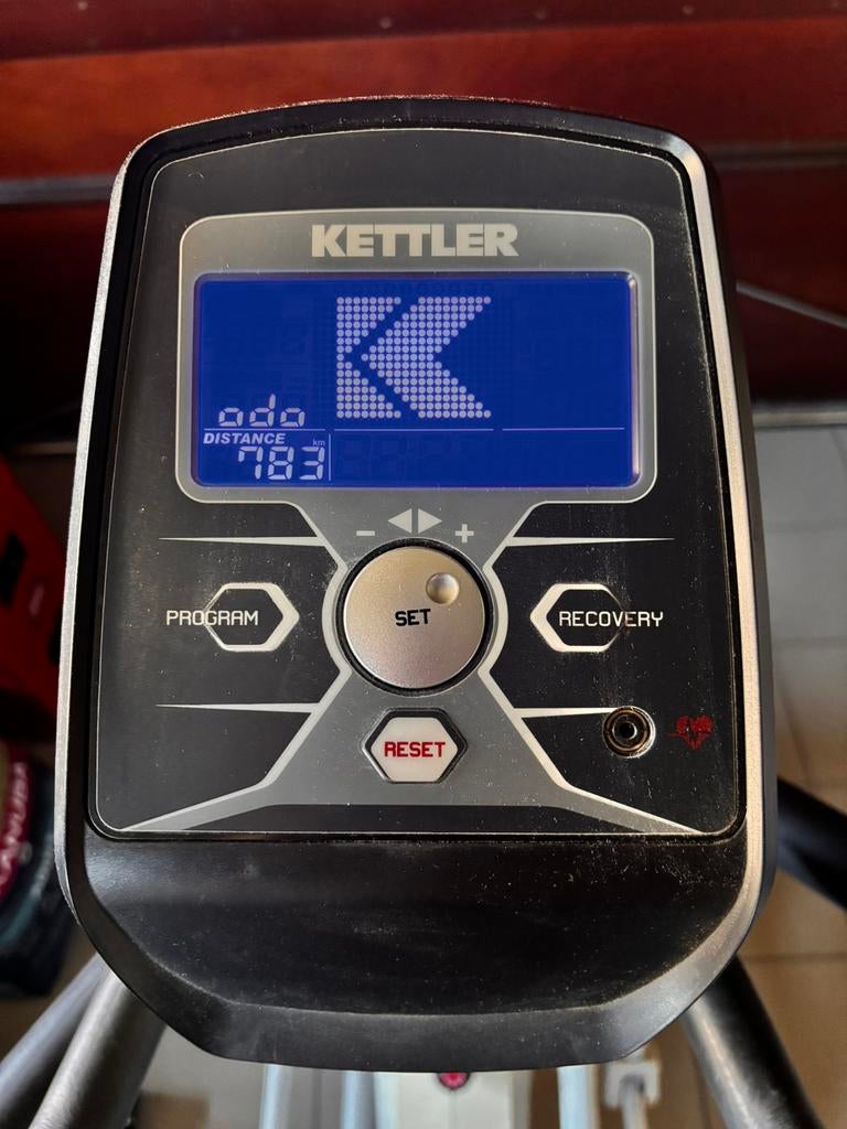 Vélo elliptique Kettler — rarement utilisé, Vélos & Vélomoteurs, Enlèvement, Capteur de cadence, Utilisé