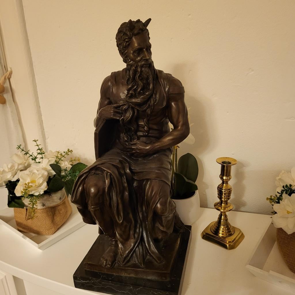 Prachtige bronze beeld mosses, Ophalen