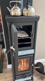 Gietijzeren Houtkachel met Oven en Bakplaat Agnese Speksteen, Oven, Nieuw, Ophalen of Verzenden, 60 cm of meer