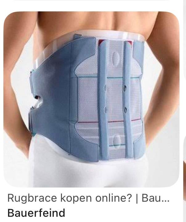 Rugbraces Bauerfeind, Diversen, Braces, Zo goed als nieuw, Ophalen of Verzenden