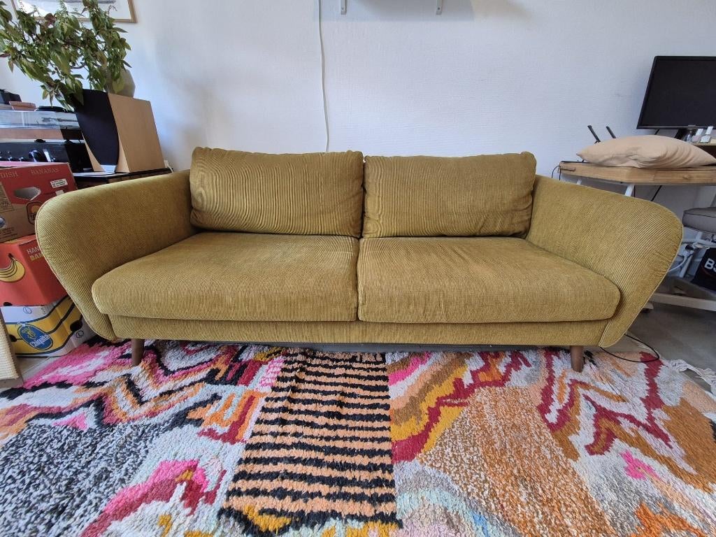 Canapé 3 places SITS, Huis en Inrichting, Fauteuils, Zo goed als nieuw, Hout, Stof, 125 cm of meer, 100 tot 125 cm, Ophalen