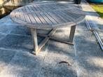 Teak tuinmeubel set, Ophalen, Zo goed als nieuw, Rond, Teakhout