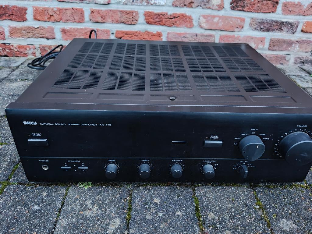 Yamaha AX470, gereviseerd, Phono ingang, Fijn geluid, TV, Hi-fi & Vidéo, Enlèvement, Reconditionné, Haut-parleurs, Composants en vrac
