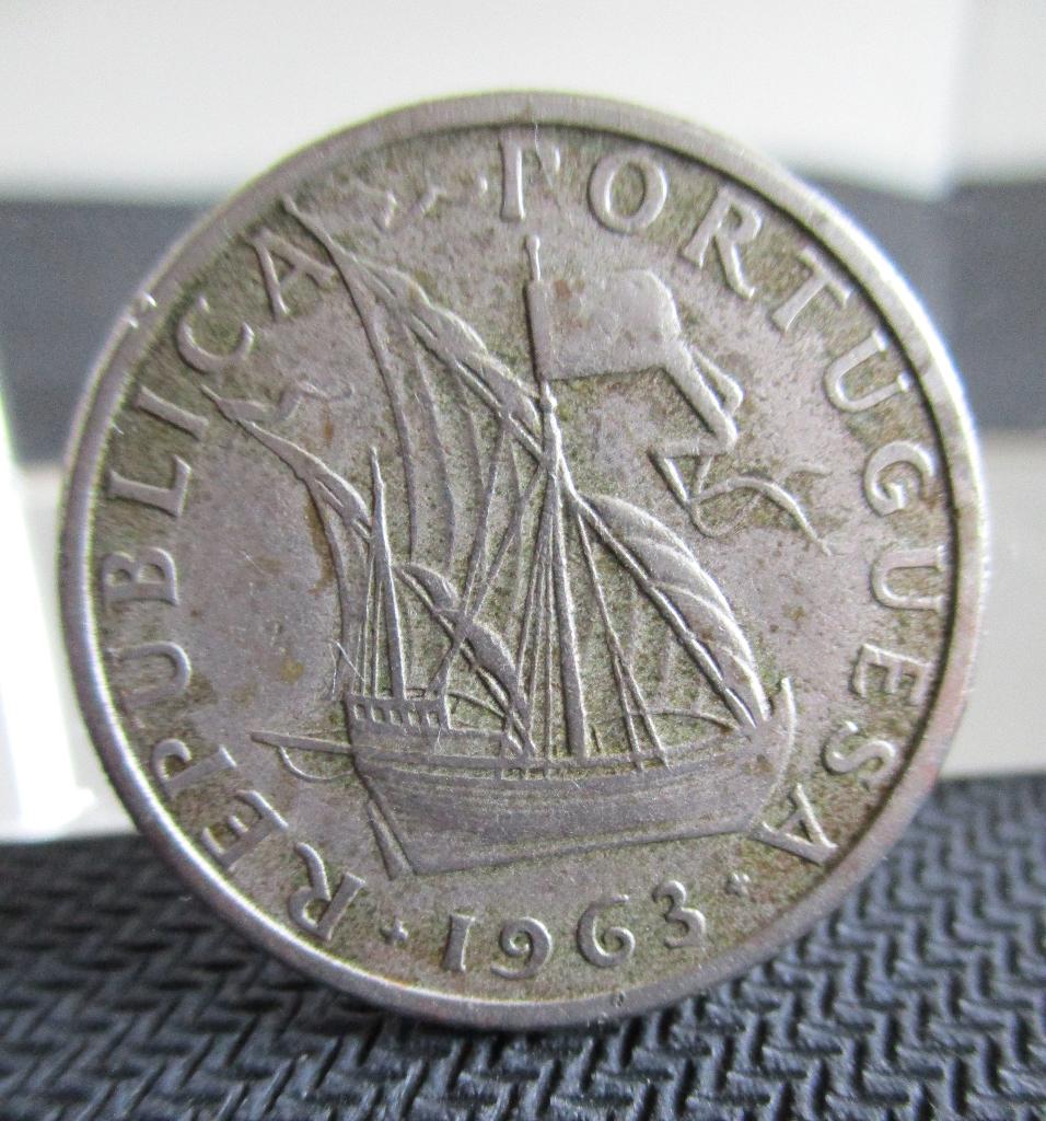 1963-4.2 -PORTUGAL -REPLUBICA –5 ESCUDO -ZEILSCHIP- Caravel, Envoi