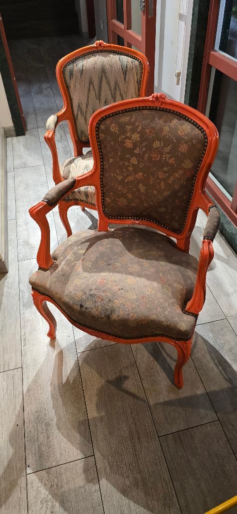 Belle chaise Louis XV (Cabriolet), Maison & Meubles, Fauteuils, Utilisé, Tissus, Enlèvement