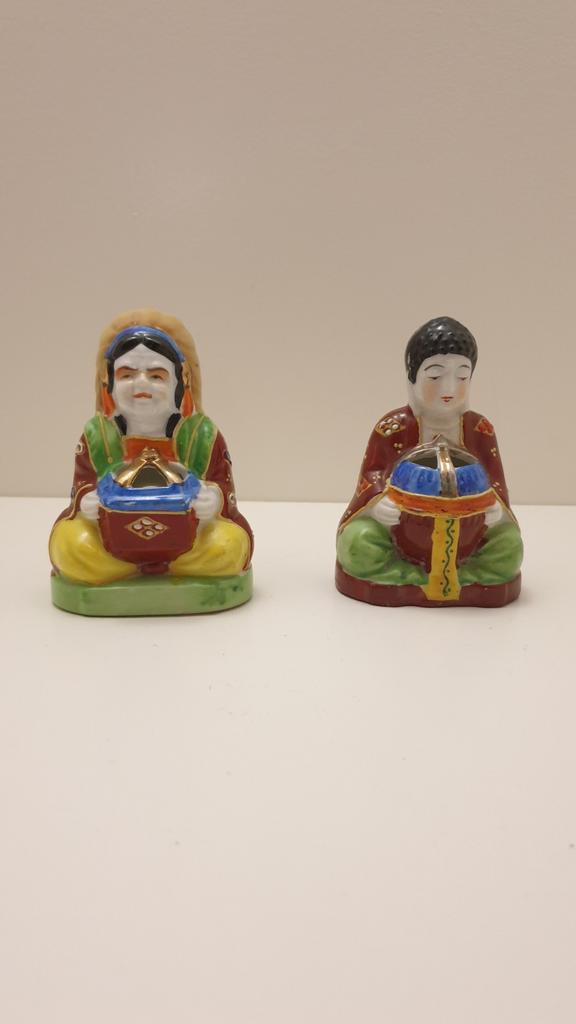 2 brûle-encens en porcelaine, Enlèvement ou Envoi