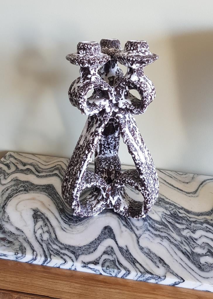 Keramische kandelaar, Antiek en Kunst, Ophalen