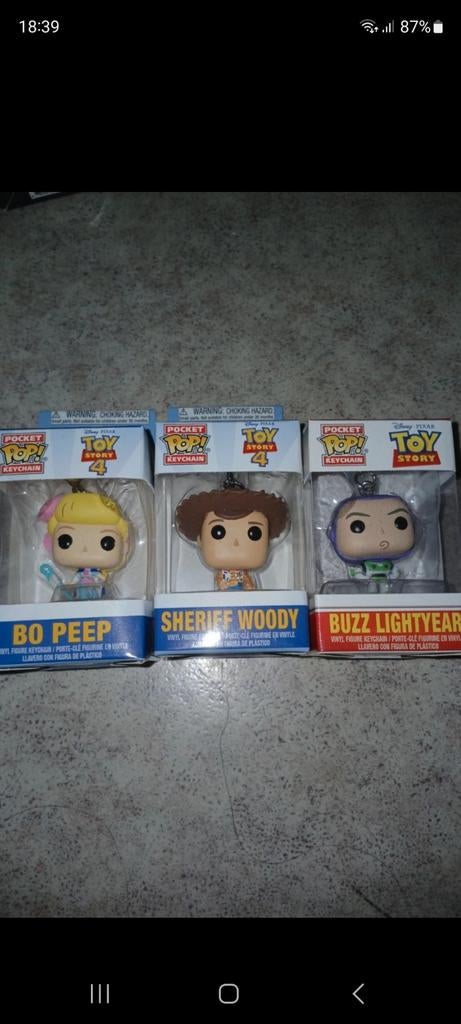 Porte-clés Funko Pocket Pop Toy Story 4, Enlèvement ou Envoi
