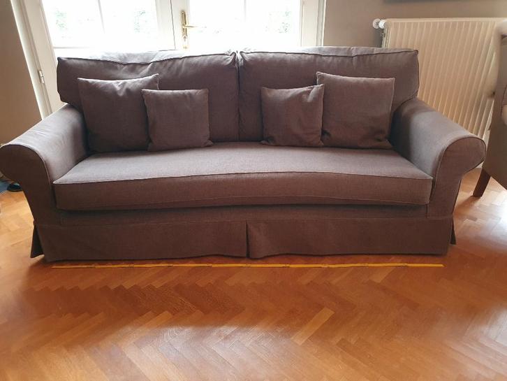 Canapé 4 places - Style campagnard chic - Intemporel, Maison & Meubles, Canapés | Salons, Utilisé, Banc droit, Quatre personnes ou plus