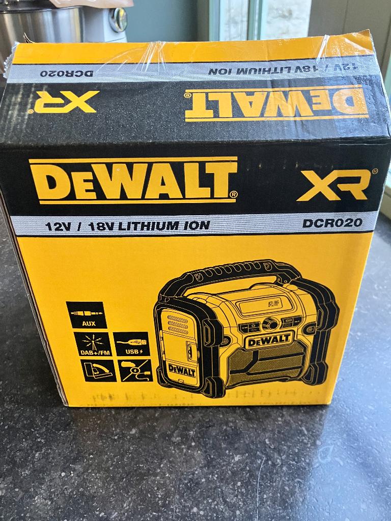 Werfradio Dewalt, Ophalen, Nieuw, Bouwradio