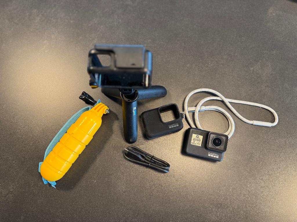 GoPro Hero Black 7 + accessoires, Ophalen of Verzenden, Gebruikt, GoPro