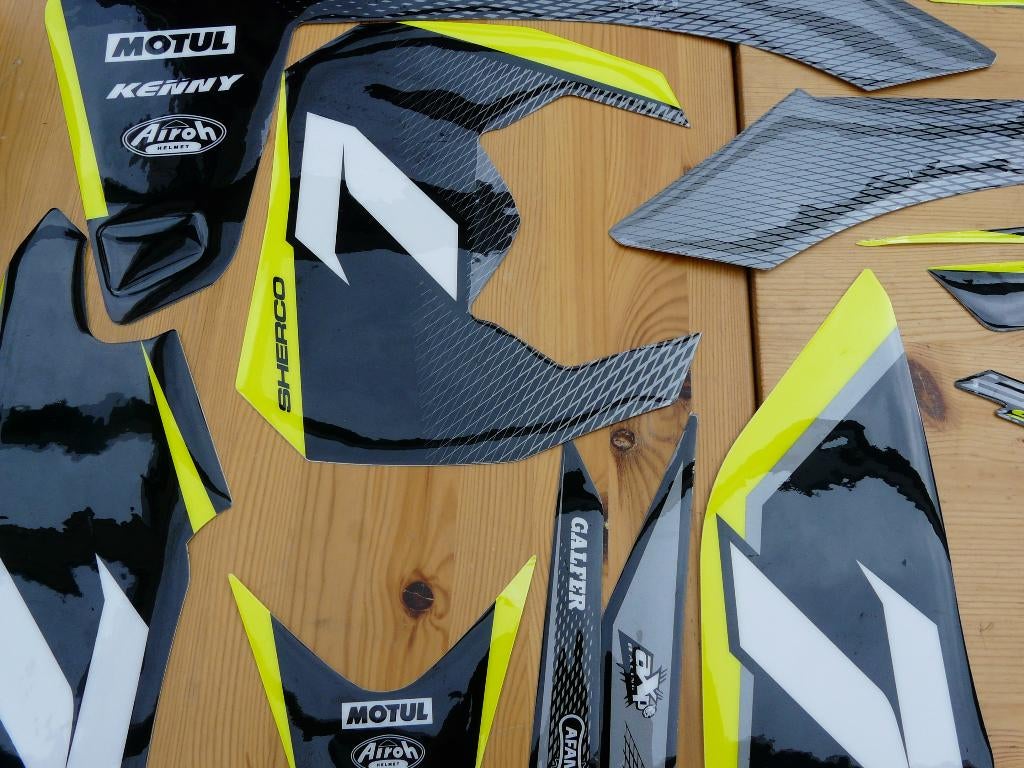 Sherco originele stickerset Silver R 50cc, Fietsen en Brommers, Ophalen, Nieuw, Sherco