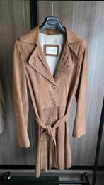 Daim trenchcoat merk Gigue, Kleding | Dames, Beige, Zo goed als nieuw, Ophalen, Gigue