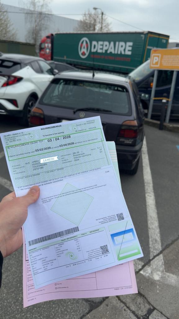 GOLF 3 VR6 OBD1, Autos, Volkswagen, Particulier, Golf, Essence, 5 portes, Boîte manuelle, Entretenue par le concessionnaire, Carnet d'entretien